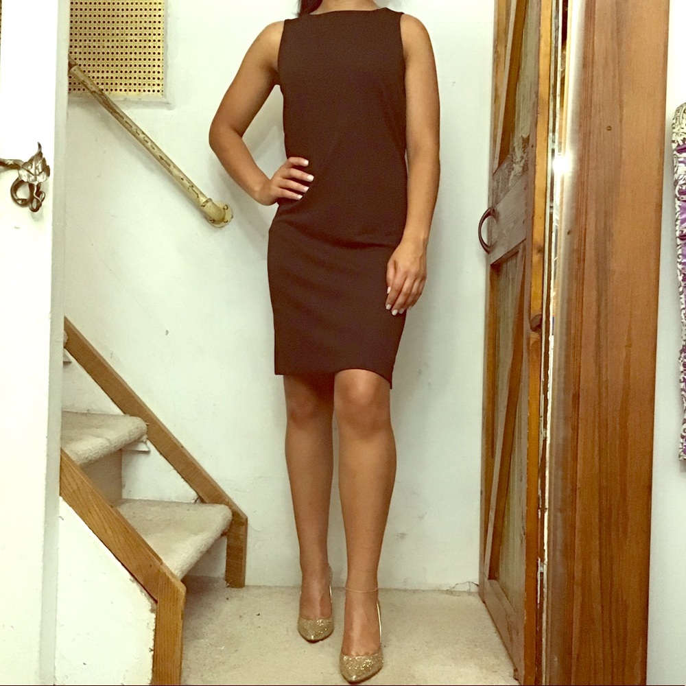 Banana Republic Brown Knee Length Dress